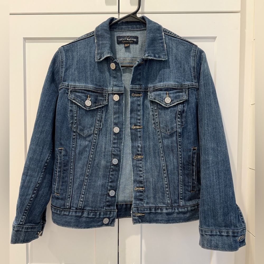 Lucky Brand Blue Jean Jacket Classic Denim Style